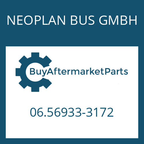 06.56933-3172 NEOPLAN BUS GMBH O-RING