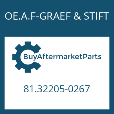 81.32205-0267 OE.A.F-GRAEF & STIFT INPUT SHAFT