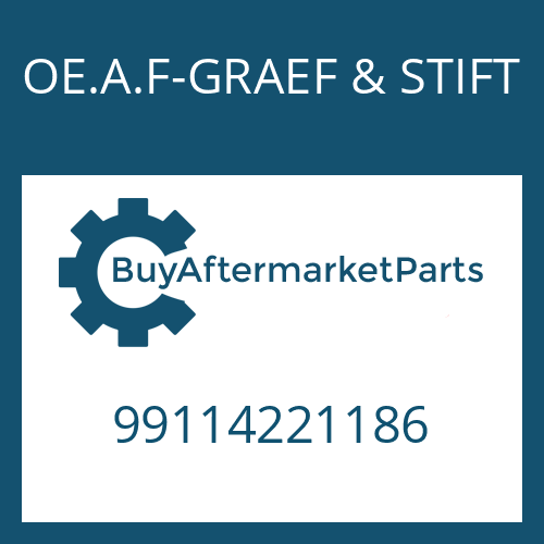 99114221186 OE.A.F-GRAEF & STIFT HELICAL GEAR