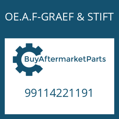 99114221191 OE.A.F-GRAEF & STIFT HELICAL GEAR