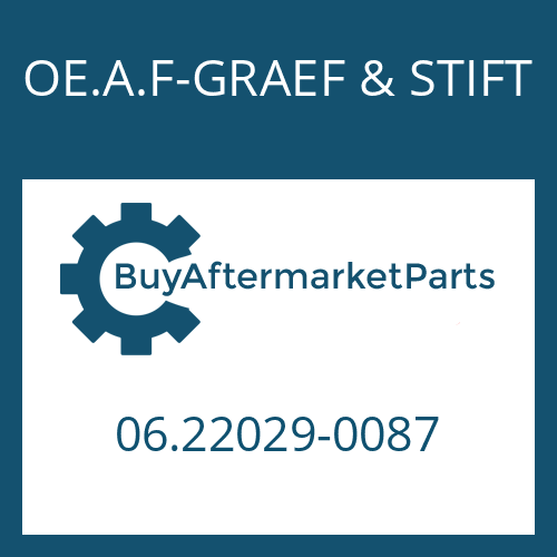 06.22029-0087 OE.A.F-GRAEF & STIFT CYLINDRICAL PIN