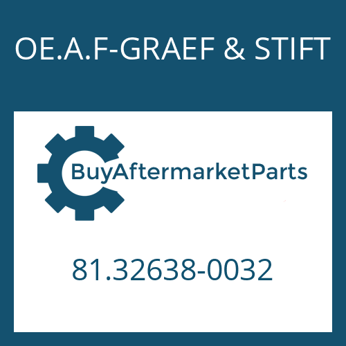 81.32638-0032 OE.A.F-GRAEF & STIFT CYLINDER