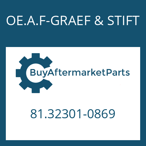 81.32301-0869 OE.A.F-GRAEF & STIFT HELICAL GEAR