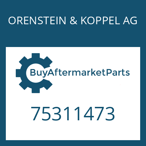 75311473 ORENSTEIN & KOPPEL AG PISTON