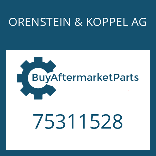 75311528 ORENSTEIN & KOPPEL AG O-RING