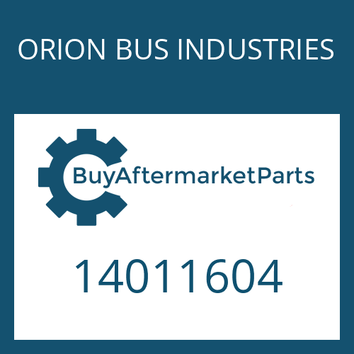 14011604 ORION BUS INDUSTRIES SEAL KIT