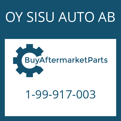 1-99-917-003 OY SISU AUTO AB RETAINING RING