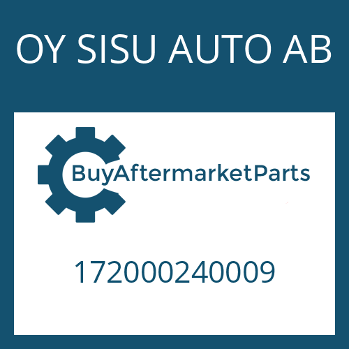 172000240009 OY SISU AUTO AB GEAR SHIFT FORK