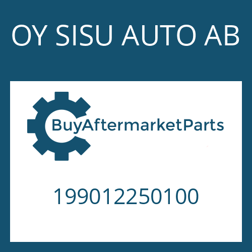 199012250100 OY SISU AUTO AB GEAR