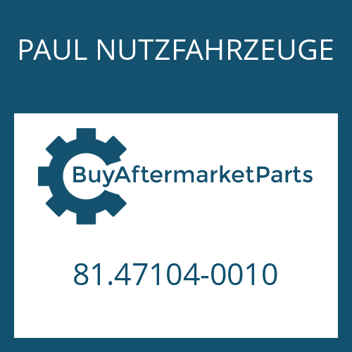 81.47104-0010 PAUL NUTZFAHRZEUGE COUPLING SLEEVE