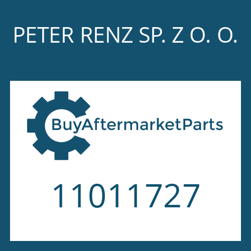 11011727 PETER RENZ SP. Z O. O. THRUST WASHER