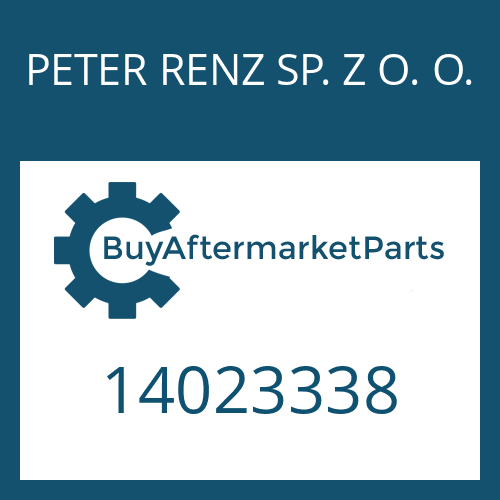 14023338 PETER RENZ SP. Z O. O. HUB CARRIER