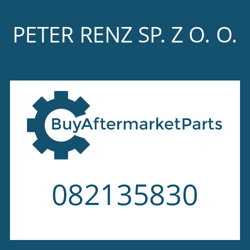 082135830 PETER RENZ SP. Z O. O. BRAKE DISC