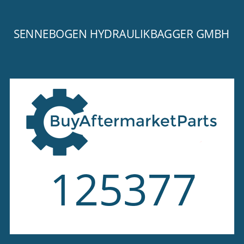 125377 SENNEBOGEN HYDRAULIKBAGGER GMBH STUB SHAFT