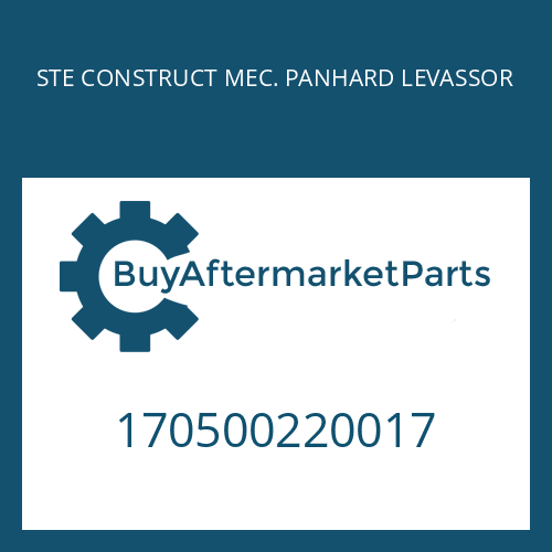 170500220017 STE CONSTRUCT MEC. PANHARD LEVASSOR IDLER GEAR