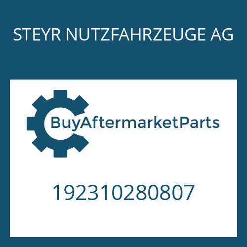 192310280807 STEYR NUTZFAHRZEUGE AG PIPE