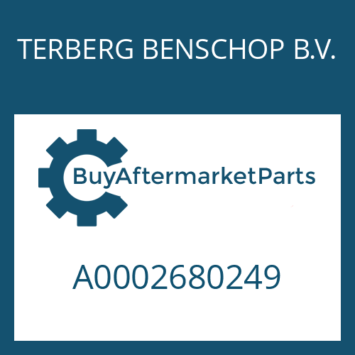 A0002680249 TERBERG BENSCHOP B.V. SLIDING PAD