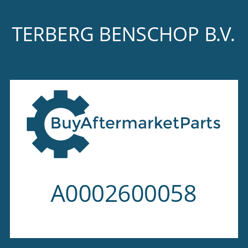 A0002600058 TERBERG BENSCHOP B.V. BREATHER