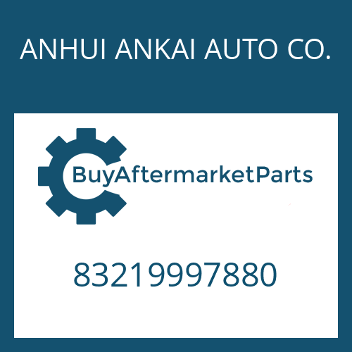 83219997880 ANHUI ANKAI AUTO CO. THRUST WASHER