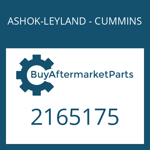 2165175 ASHOK-LEYLAND - CUMMINS SCREW PLUG