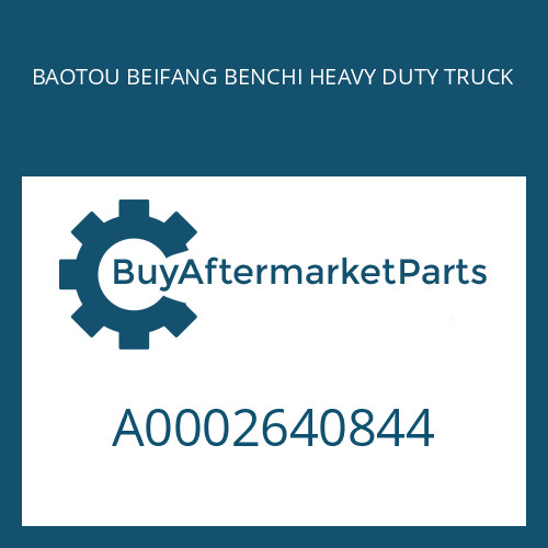 A0002640844 BAOTOU BEIFANG BENCHI HEAVY DUTY TRUCK OUTPUT FLANGE