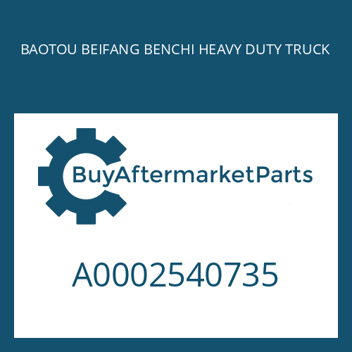 A0002540735 BAOTOU BEIFANG BENCHI HEAVY DUTY TRUCK JOINT BEARING