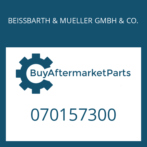 070157300 BEISSBARTH & MUELLER GMBH & CO. O-RING