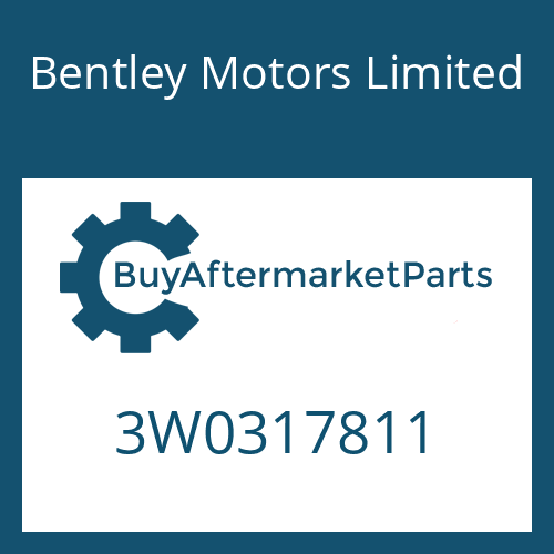 3W0317811 Bentley Motors Limited TUBE LINE