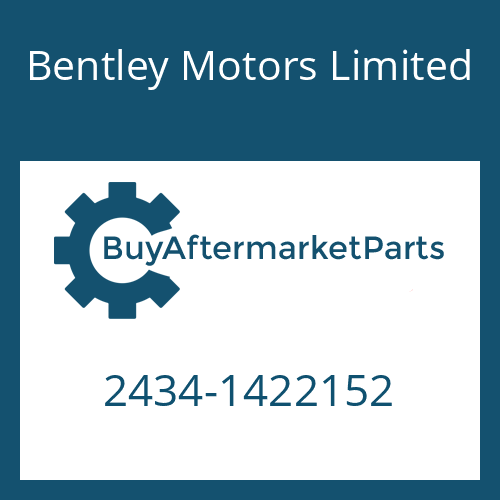 2434-1422152 Bentley Motors Limited ROUND SEALING RING