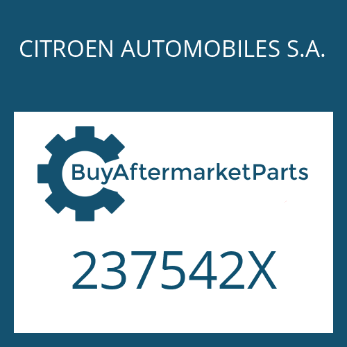 237542X CITROEN AUTOMOBILES S.A. SHIM RING