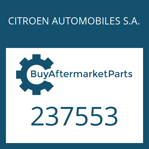 237553 CITROEN AUTOMOBILES S.A. SHIM RING