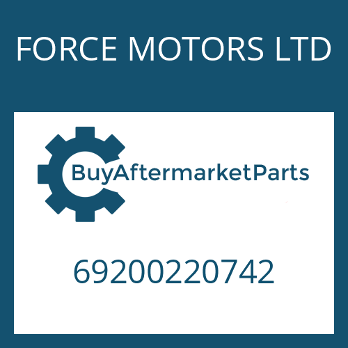 69200220742 FORCE MOTORS LTD RETAINING RING