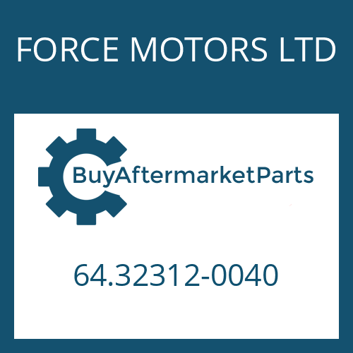 64.32312-0040 FORCE MOTORS LTD SHIM