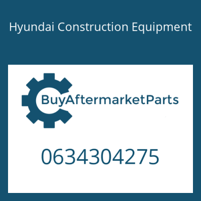 Hyundai Construction Equipment 0634304275 - O-RING for Heavy Equipment