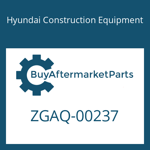 ZGAQ-00237 Hyundai Construction Equipment O-RING