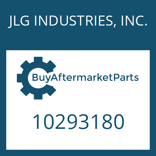 10293180 JLG INDUSTRIES, INC. WASHER