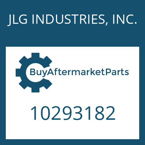 10293182 JLG INDUSTRIES, INC. WASHER