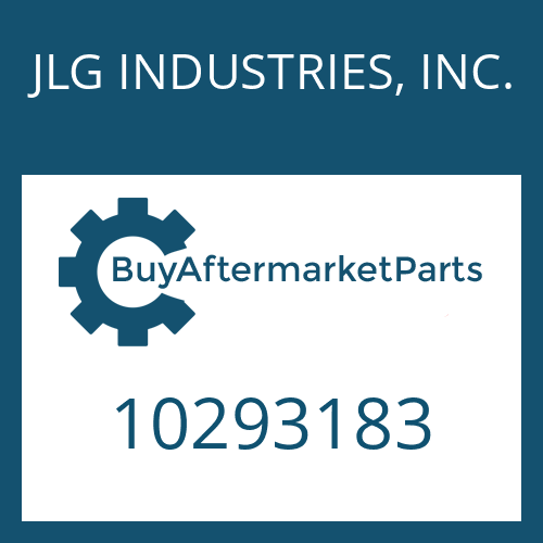 10293183 JLG INDUSTRIES, INC. WASHER