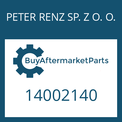 14002140 PETER RENZ SP. Z O. O. RING