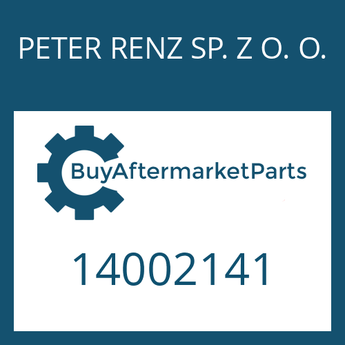 14002141 PETER RENZ SP. Z O. O. RING