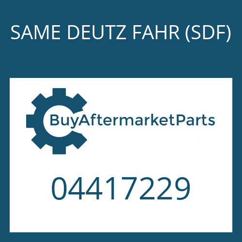 04417229 SAME DEUTZ FAHR (SDF) WASHER