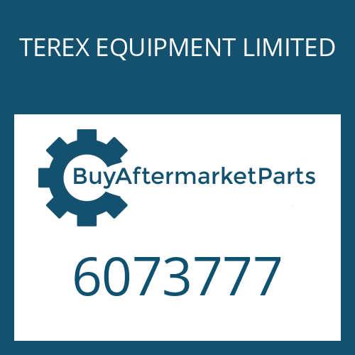 6073777 TEREX EQUIPMENT LIMITED O-RING
