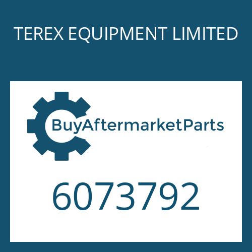 6073792 TEREX EQUIPMENT LIMITED GASKET