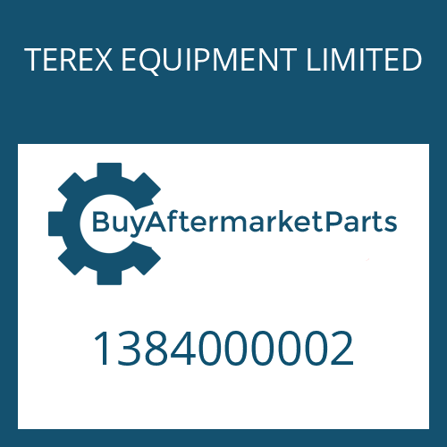 1384000002 TEREX EQUIPMENT LIMITED SLOT.PIN