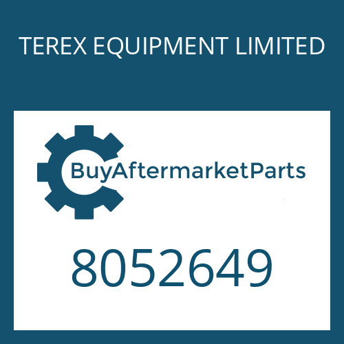 8052649 TEREX EQUIPMENT LIMITED O-RING