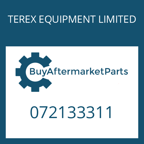 072133311 TEREX EQUIPMENT LIMITED HEXAGON SCREW