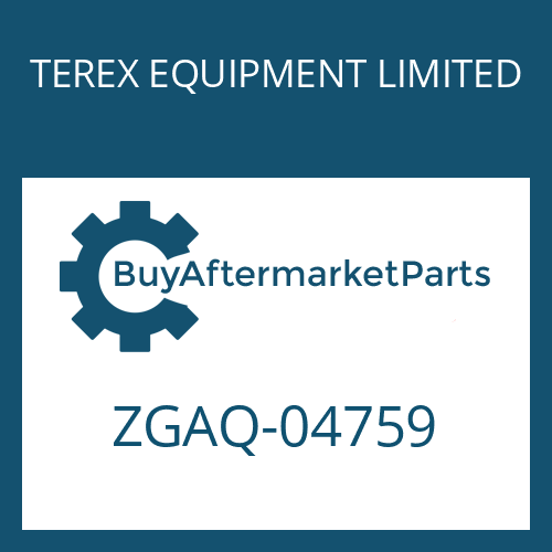 ZGAQ-04759 TEREX EQUIPMENT LIMITED HEXAGON SCREW