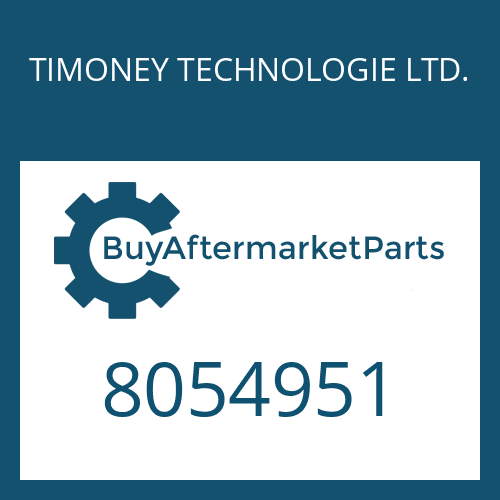 8054951 TIMONEY TECHNOLOGIE LTD. THRUST WASHER