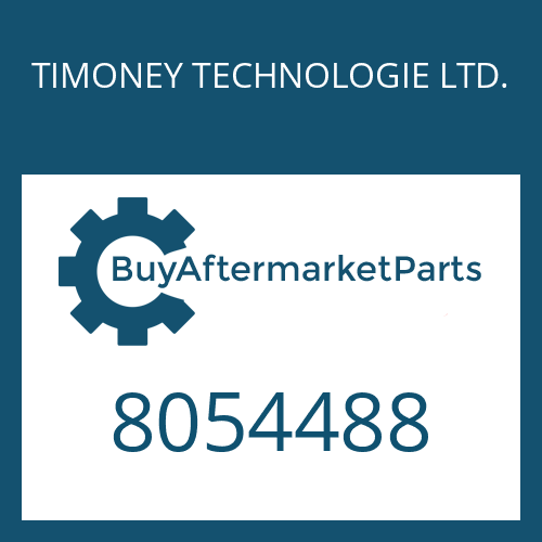 8054488 TIMONEY TECHNOLOGIE LTD. THRUST WASHER