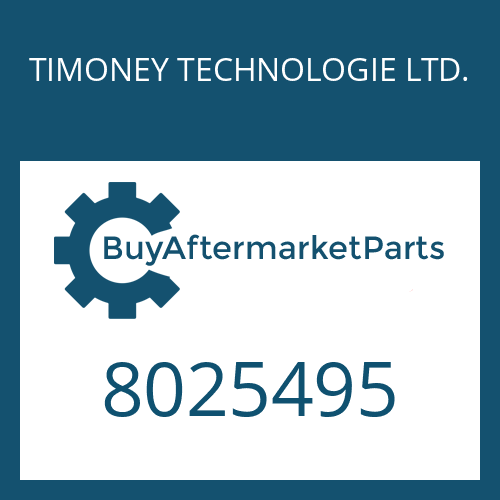 8025495 TIMONEY TECHNOLOGIE LTD. THRUST WASHER